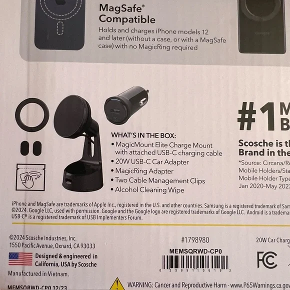 Scosche MagicMount Wireless Phone Charger - Picture 3 of 5